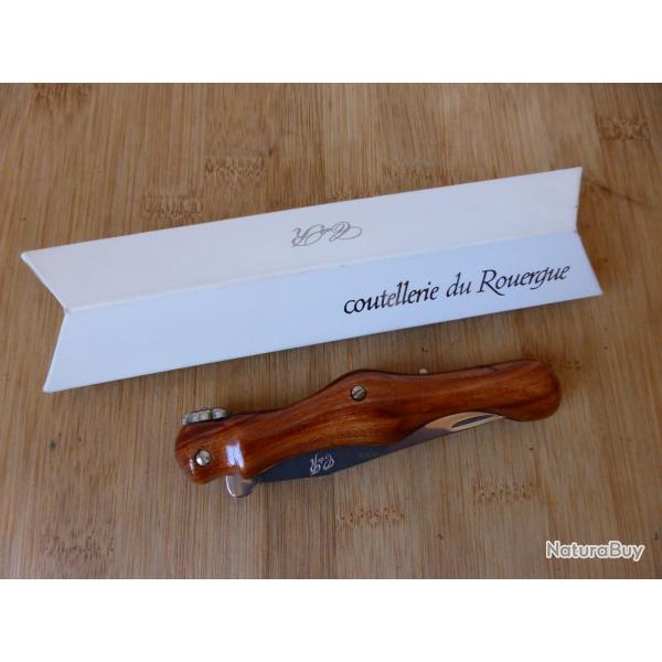 Ancien couteau pliant figuratif COUTELLERIE DU ROUERGUE bo�te origine Comme NEUF FRANCE