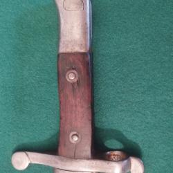 Baionette pour Fusil Kropastchek  Steyr m/1886.Modele type yatagan