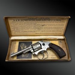 COFFRET REVOLVER Smith & Wesson Ladysmith, 1er mod&egrave;le - Etats-Unis - Vers 1902