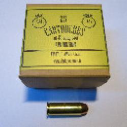 Boite de 25 cartouches calibre 45 long Colt poudre noire  vintage ammo categorie B