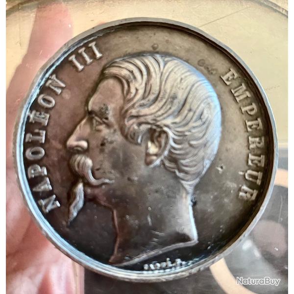 M�daille comm�morative de l'Alliance franco-sarde (Second Empire, Napol�on III)