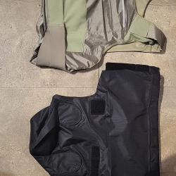 Lot de deux Gilets pare balle gpb kevlar gilet balistique avec 2 plaques chacun