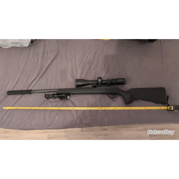 CZ 457 Varmint Synthetic + Lunette Vortex Diamondback 24x50 + R�ducteur de son + Bipied Caldwell