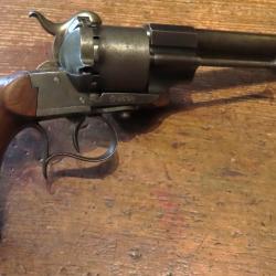 Revolver Lefaucheux civil type 1854 calibre 12 mm &agrave; broche