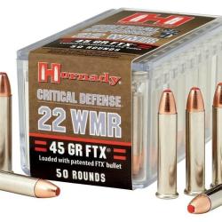 Hornady Critical Defense FTX 22 mag 45 grains (x50)