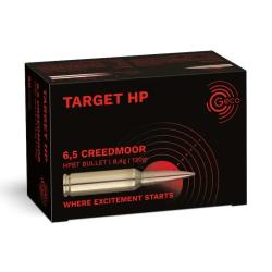 Balles Geco 6,5 CRM Target HP 130gr