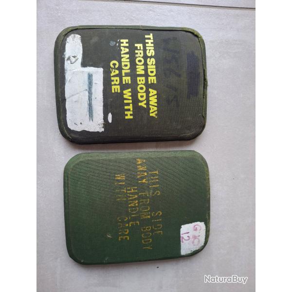 Plaques balistiques lat�rales vertes Permali Mk2 - Army UK (Surplus / Airsoft)