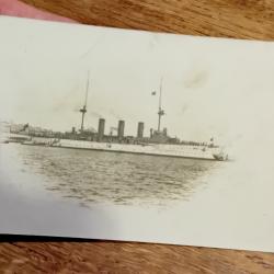 carte postale / photo navire croiseur colonies 19e 14-18 militaria