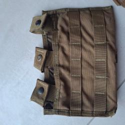 Poche triple porte-chargeur M4 Eagle Industries MOLLE Coyote Brown (Original USMC)
