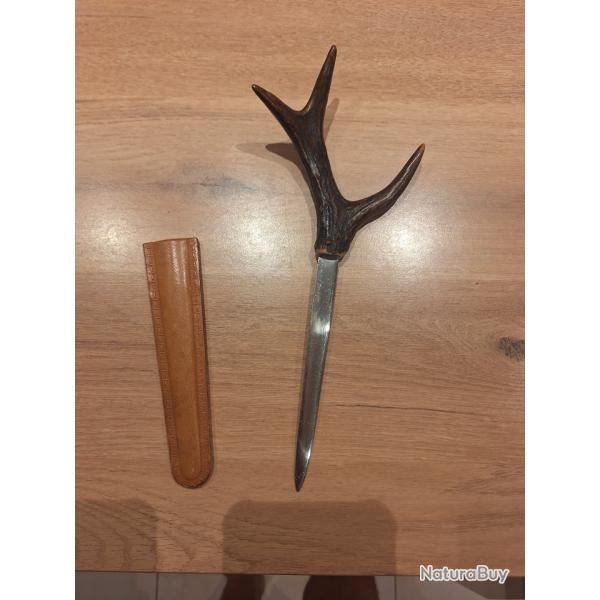 Coupe papier bois de cerf