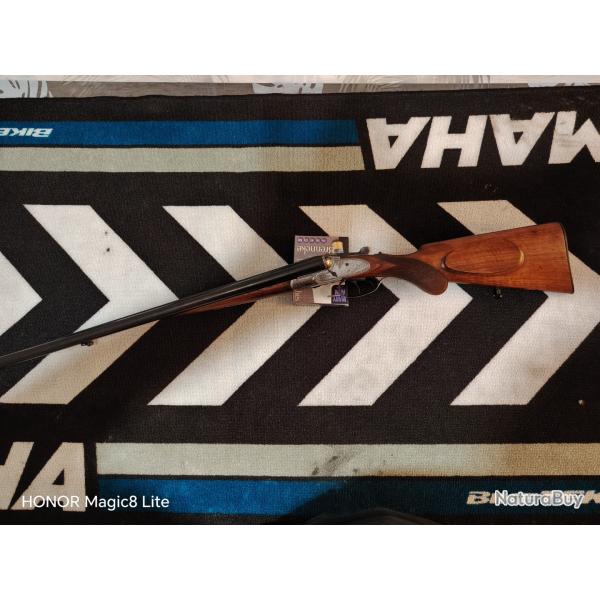 Magnifique fusil � platine calibre 16