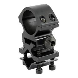 Fixation lampe d&eacute;montable pour canon et rail Picatinny
