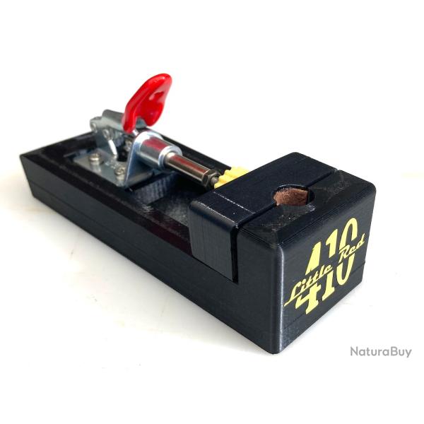 Dispositif de blocage douilles pour rechargement calibre  410 (autres calibres possibles).