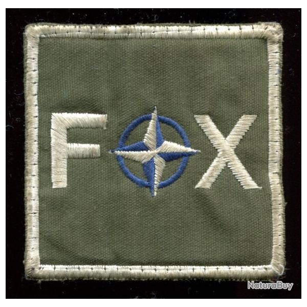 Patch -  OTAN Op�ration Amber Fox - PORT COMPRIS EN FRANCE - N�22