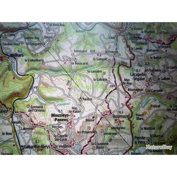 Carte TOPO pour centrale de chasse Alpha / Astro