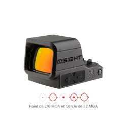 Osight XE AMRS | Viseur Point Rouge Ferm&eacute; Empreinte RMR 2/6+32 MOA multi-r&eacute;ticules Pile CR1632