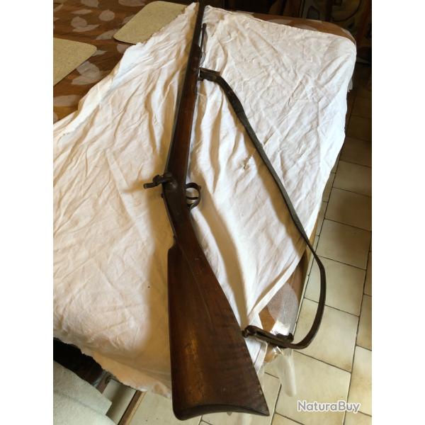 fusil poudre noire 1 coup