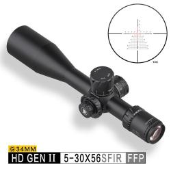 DISCOVERYOPT DISCOVERY HD GENII 5-30X56 SFIR FFP-Z MRAD COLLIERS 11mm + NIVEAU MONTAGE INCLUS