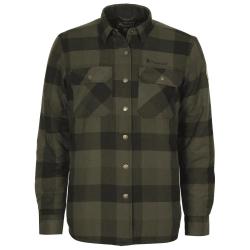Chemise &agrave; Carreaux Vert/Noir pour Femme Canada Classique 2.0 Pinewood - XL