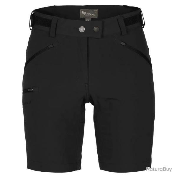 Short Extensible pour Femme Noir Abisko Pinewood - 48