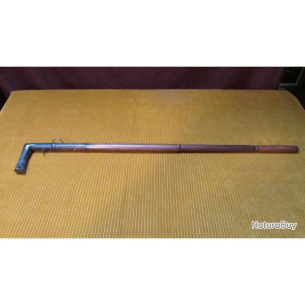canne fusil ancienne � broche