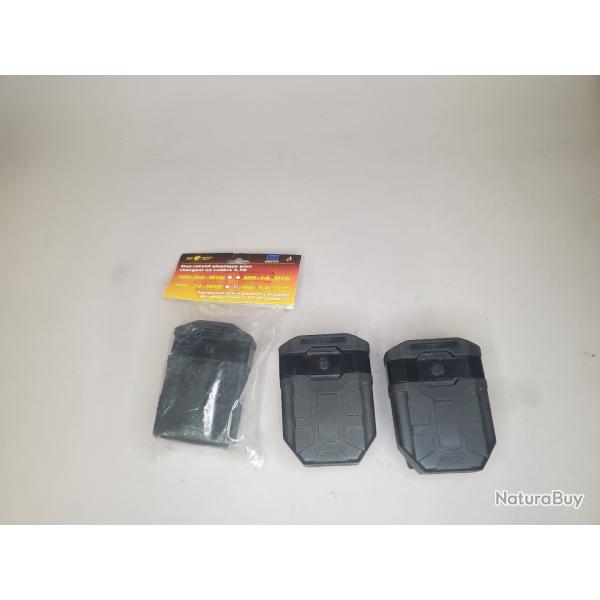 Esp - lot porte chargeur pour  AR15 - polym�re - Noir