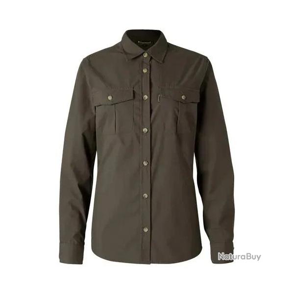 Chemise Pinewood Safari Femme Olive - M