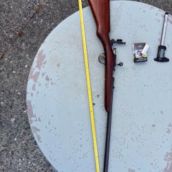 Carabine BSA n&ordm;1 ; mono coup 22 LR .