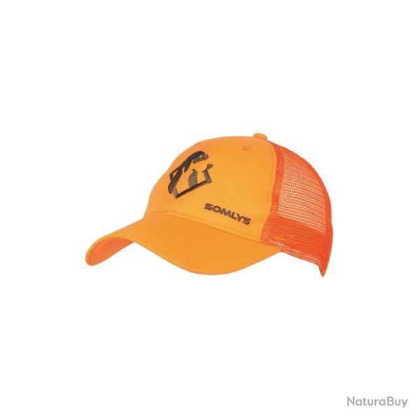 Casquette mesh orange Somlys