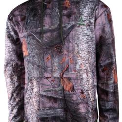Sweat &agrave; capuche camo Forest Treeland