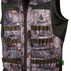 Gilet &agrave; cartouches camo forest Treeland
