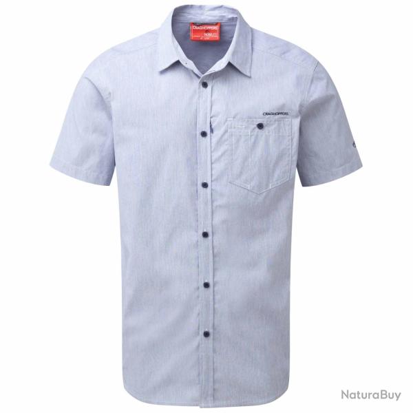 Nosilife, chemise anti moustique Henri manches courtes homme M Dusk Blue