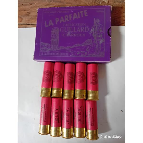 Bo�te de10 belles cartouches anciennes cal 12 ELEY douilles cartons  rouges