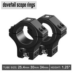 Discoveryopt colliers dovrail 11mm 1.25 pouce m&eacute;dium multi 25.4/30/34mmm