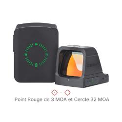 Osight X | Optique Point rouge 3 MOA Cercle 32 MOA Empreinte RMR