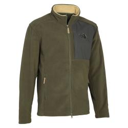 Blouson Polaire Percussion Norway Broderie sanglier Kaki - Taille 3XL