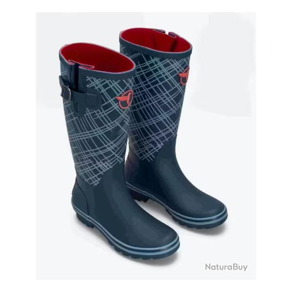 op� 1 euro Bottes femme Rouchette Kilt Wellies Tall taille 38 lot 49