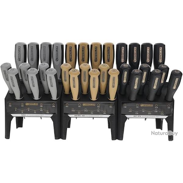 kit 30 tournevis hexagonaux Torx Wheeler Engineering  30 pieces