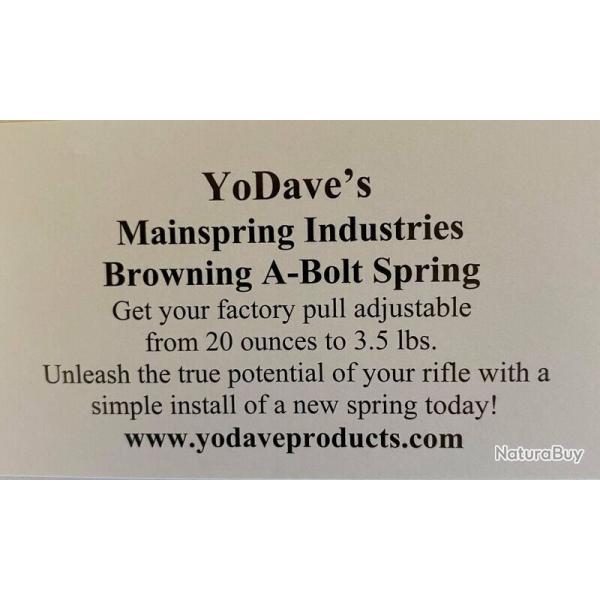 Ressort de d�tente Yodave - Browning A-Bolt 1 et A-Bolt 2