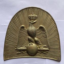 Plaque de bonnet &agrave; poils de la Gendarmerie de la Garde imp&eacute;riale second empire