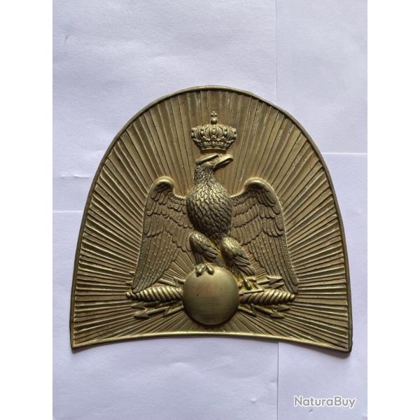 Plaque de bonnet � poils de la Gendarmerie de la Garde imp�riale second empire
