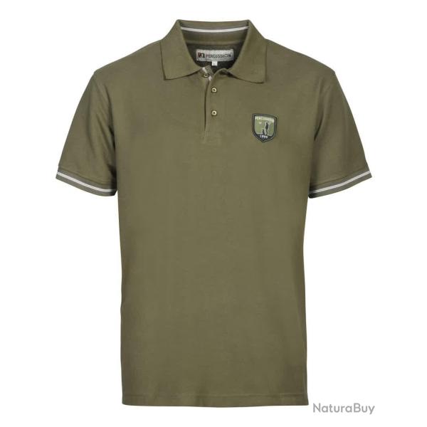Polo de chasse Percussion MC - Ecusson Logo - 4XL
