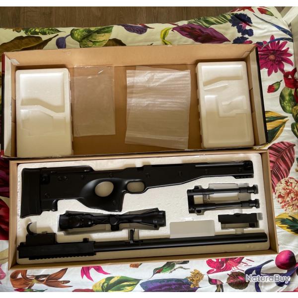 R�plique Airsoft Sniper AW308 / M59P avec Bipied & Lunette (Double Eagle)