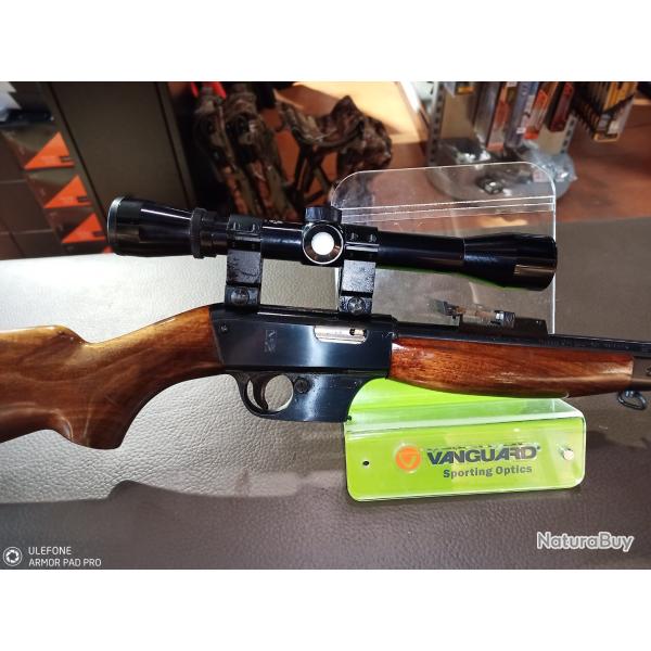 Carabine semi-automatique unique mod�le x51 bis 22lr avec lunettes unique 4x32 made in japan