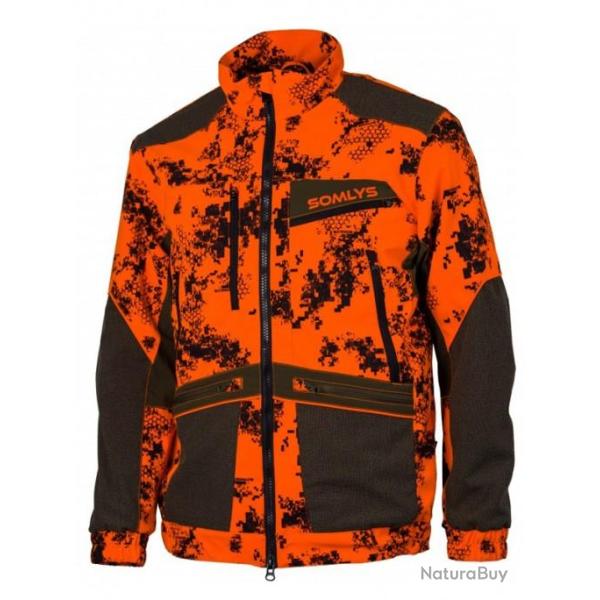 Veste SOMLYS camo orange ultra light XL
