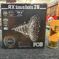 FOB RX Sous Bois 28 20x70 Bourre Bior (x25)