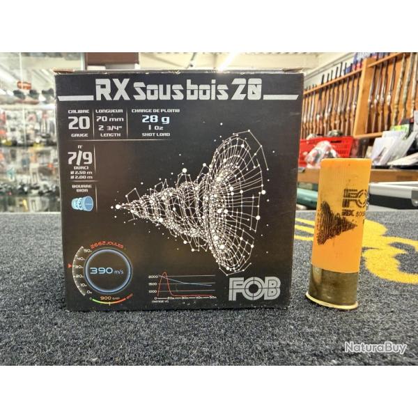 FOB RX Sous Bois 28 20x70 Bourre Bior (x25)