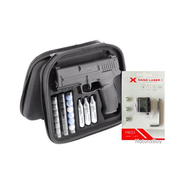 PACK D�COUVERTE + LASER "PR�T A TIRER T4E IMPAX P68 CAL 68 - 16 J UMAREX