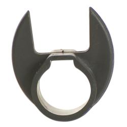 Oreilles de chat guidon de tir forme U en caoutchouc extensible pour Superpos&eacute; cal.12