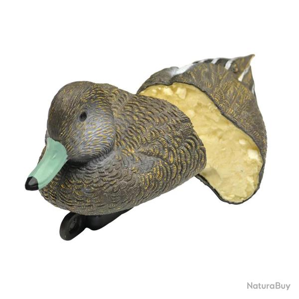 Canard Siffleur mouss� femelle avec quille lest�e